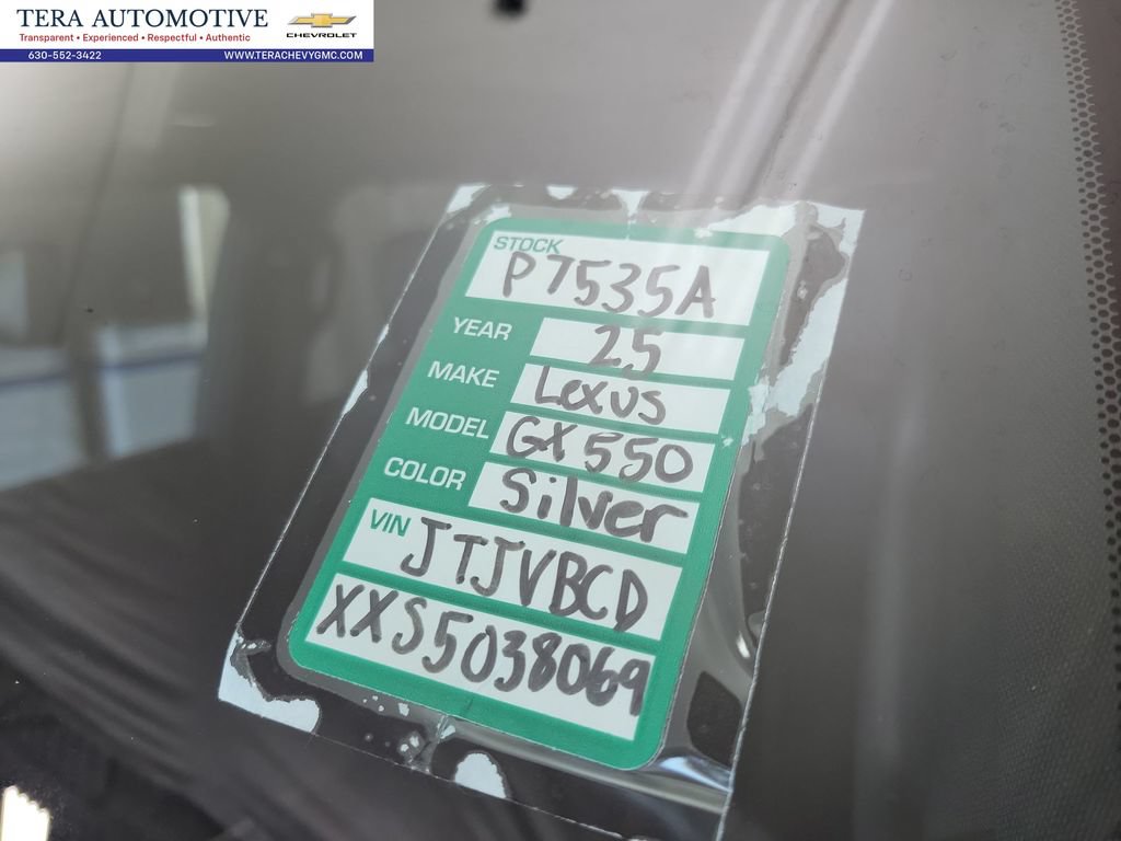 Used 2025 Lexus GX 550 w/ Accessory Package (2T) AWD/4WD image 26