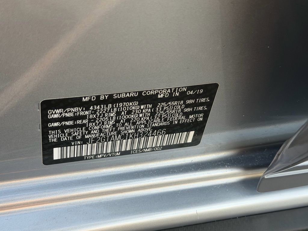 Used 2019 Subaru Crosstrek 2.0i Limited w/ Moonroof Package AWD/4WD image 21