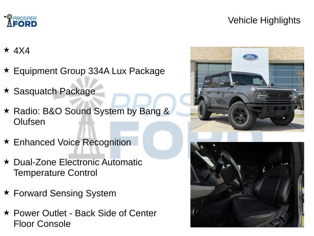 Used 2021 Ford Bronco Badlands AWD/4WD image 5