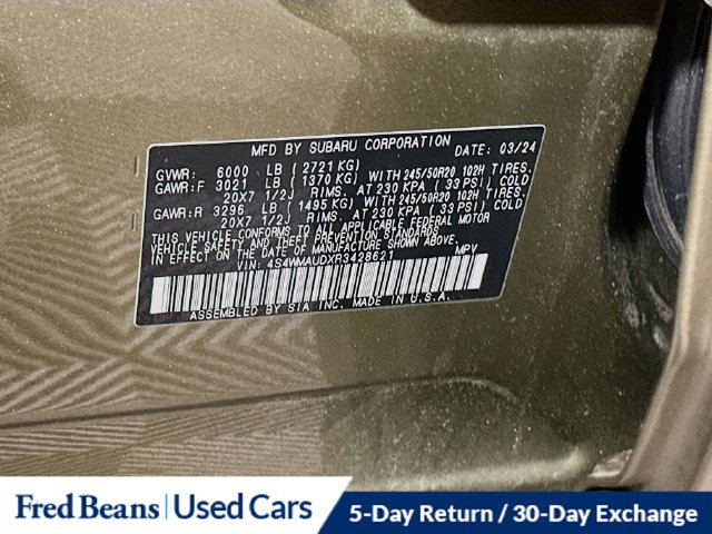 Used 2024 Subaru Ascent Limited w/ Technology Package AWD/4WD image 42