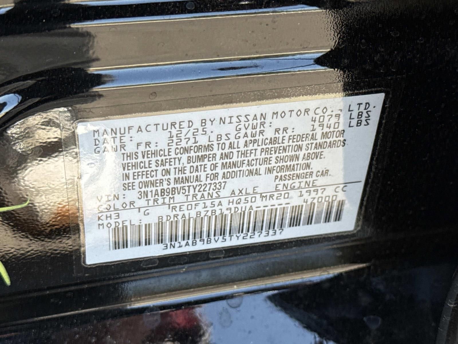 New 2026 Nissan Sentra S w/ Floor Mat Package image 29