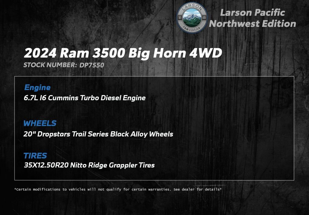 Used 2024 RAM 3500 Big Horn image 2