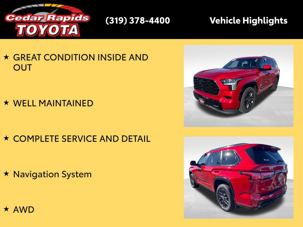 Certified 2024 Toyota Sequoia Platinum AWD/4WD image 9