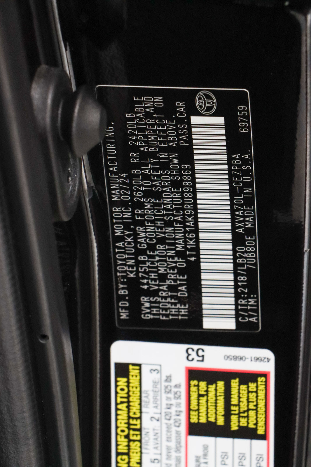 Used 2024 Toyota Camry XSE FWD image 30