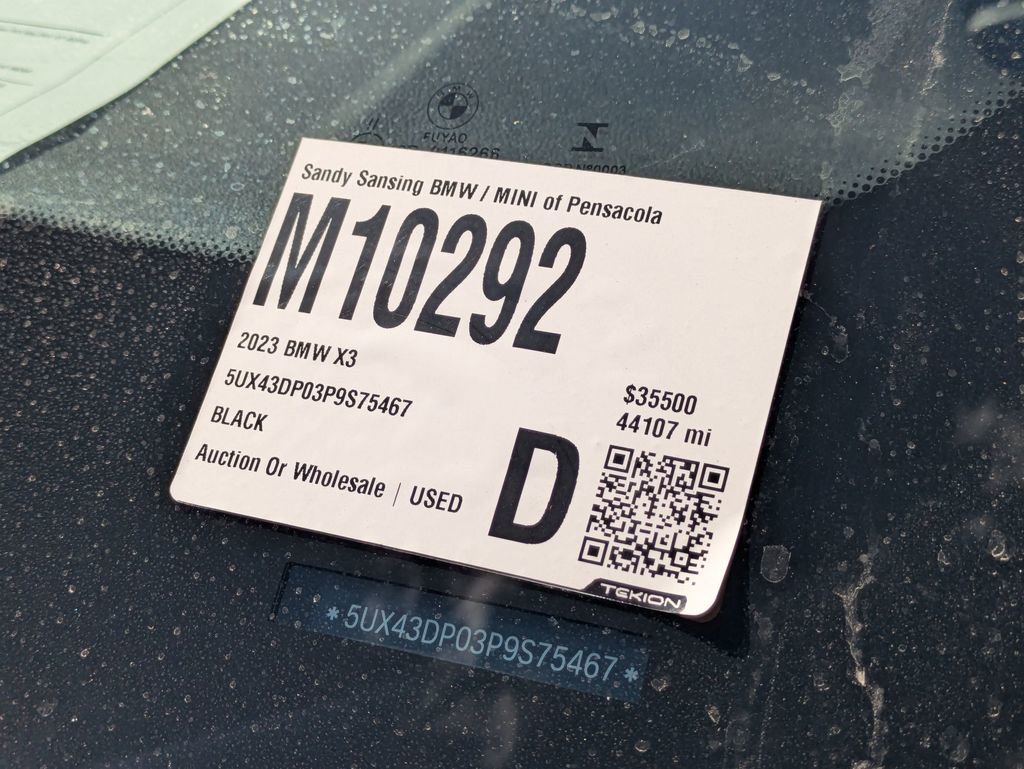 Used 2023 BMW X3 sDrive30i w/ M Sport Package image 6