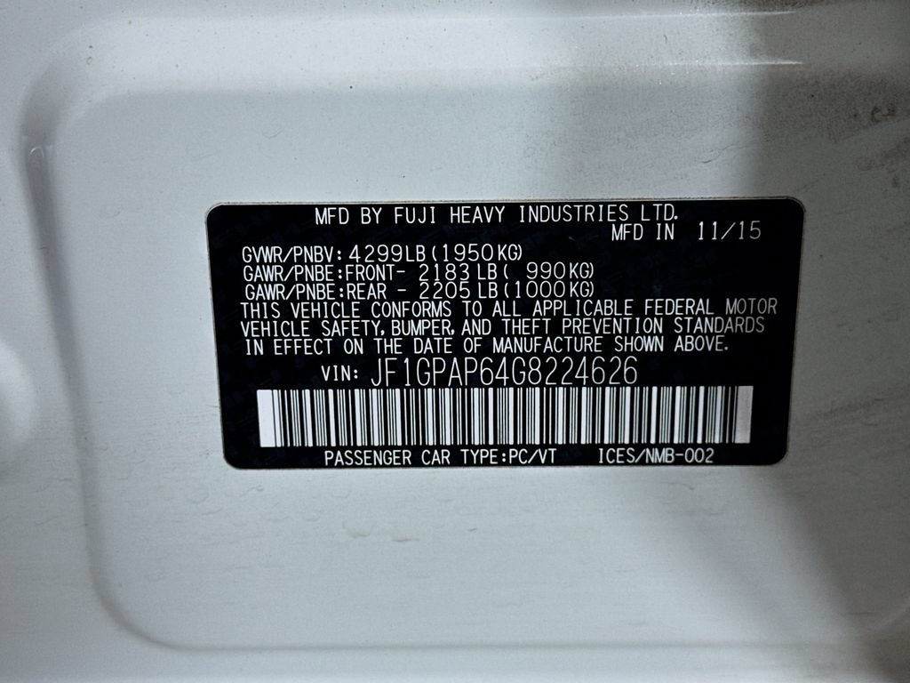 Used 2016 Subaru Impreza 2.0i Sport Premium w/ Popular Package #1 AWD/4WD image 38