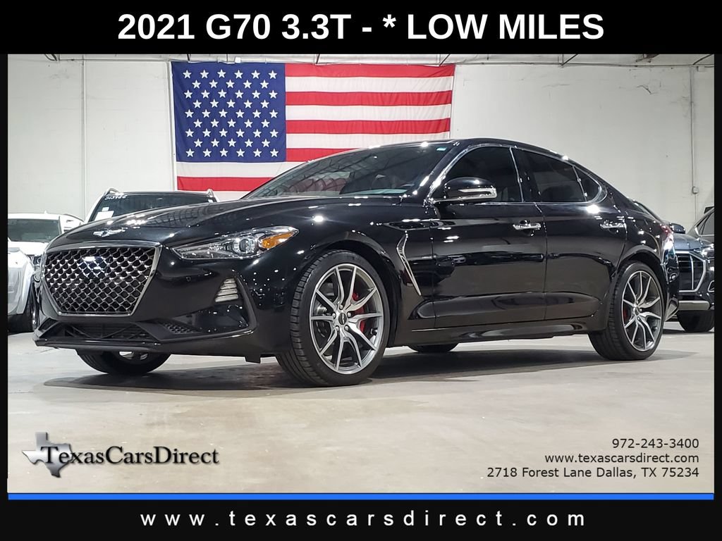 Used 2021 Genesis G70 3.3T RWD image 1