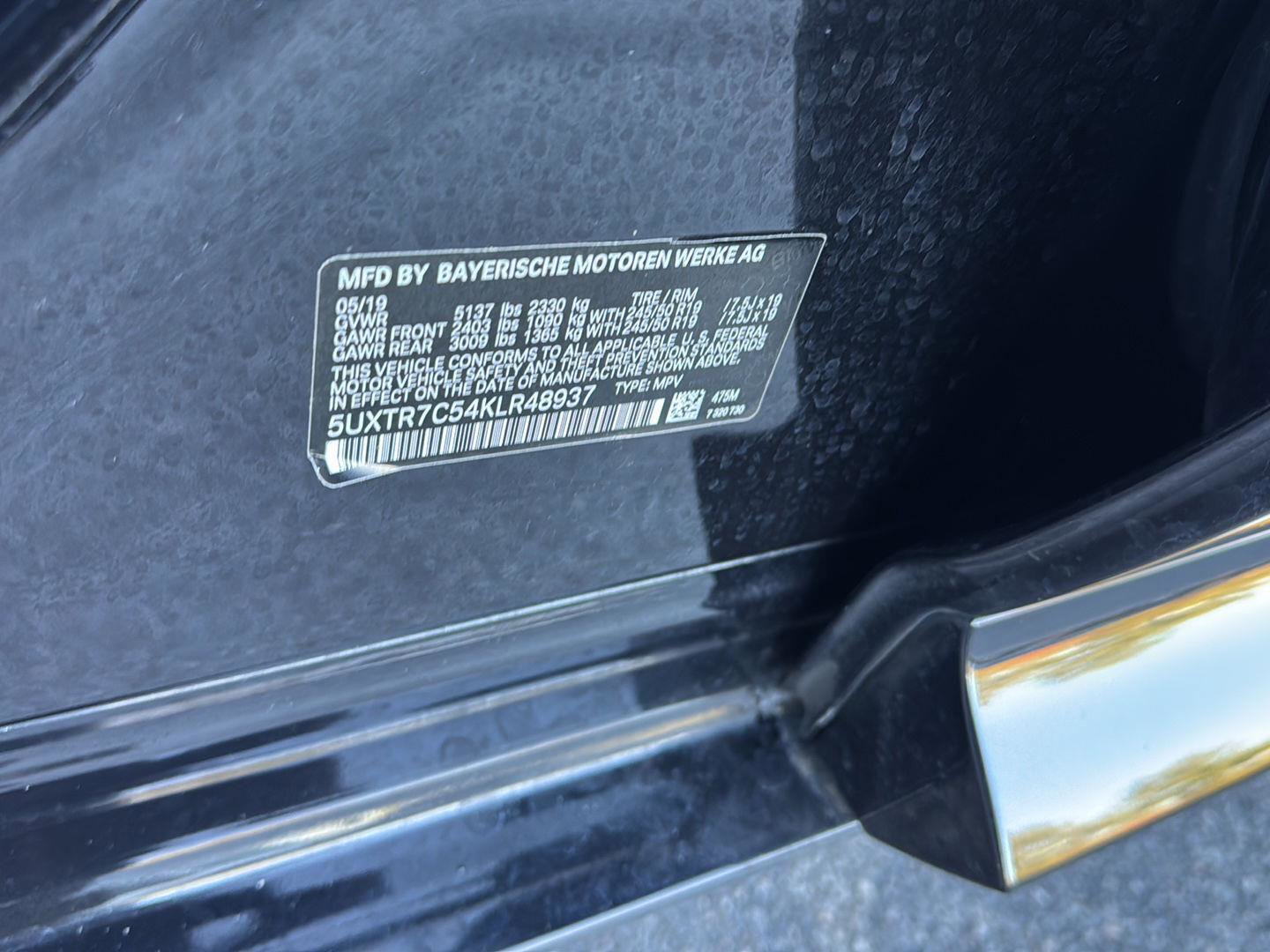 Used 2019 BMW X3 sDrive30i w/ M Sport Package 2 image 38