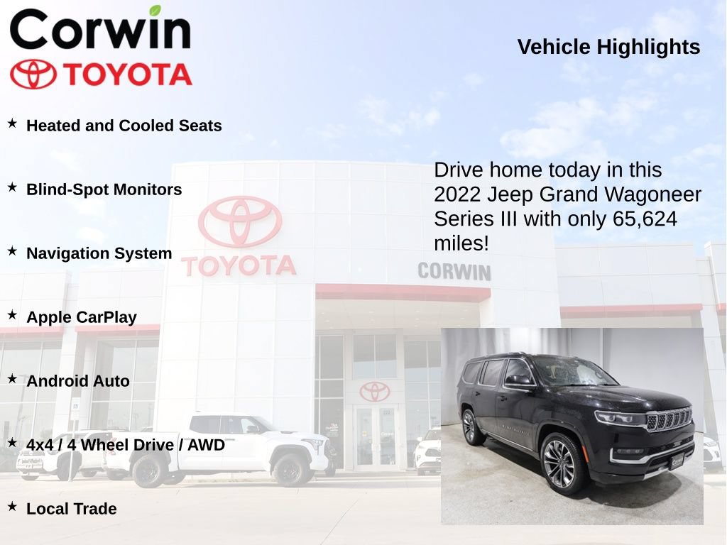 Used 2022 Jeep Grand Wagoneer Series III AWD/4WD image 6