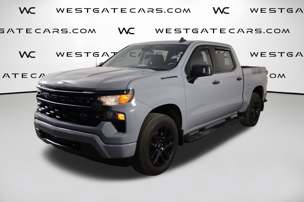 Used 2024 Chevrolet Silverado 1500 Custom w/ LPO, Dark Essentials Package RWD image 1