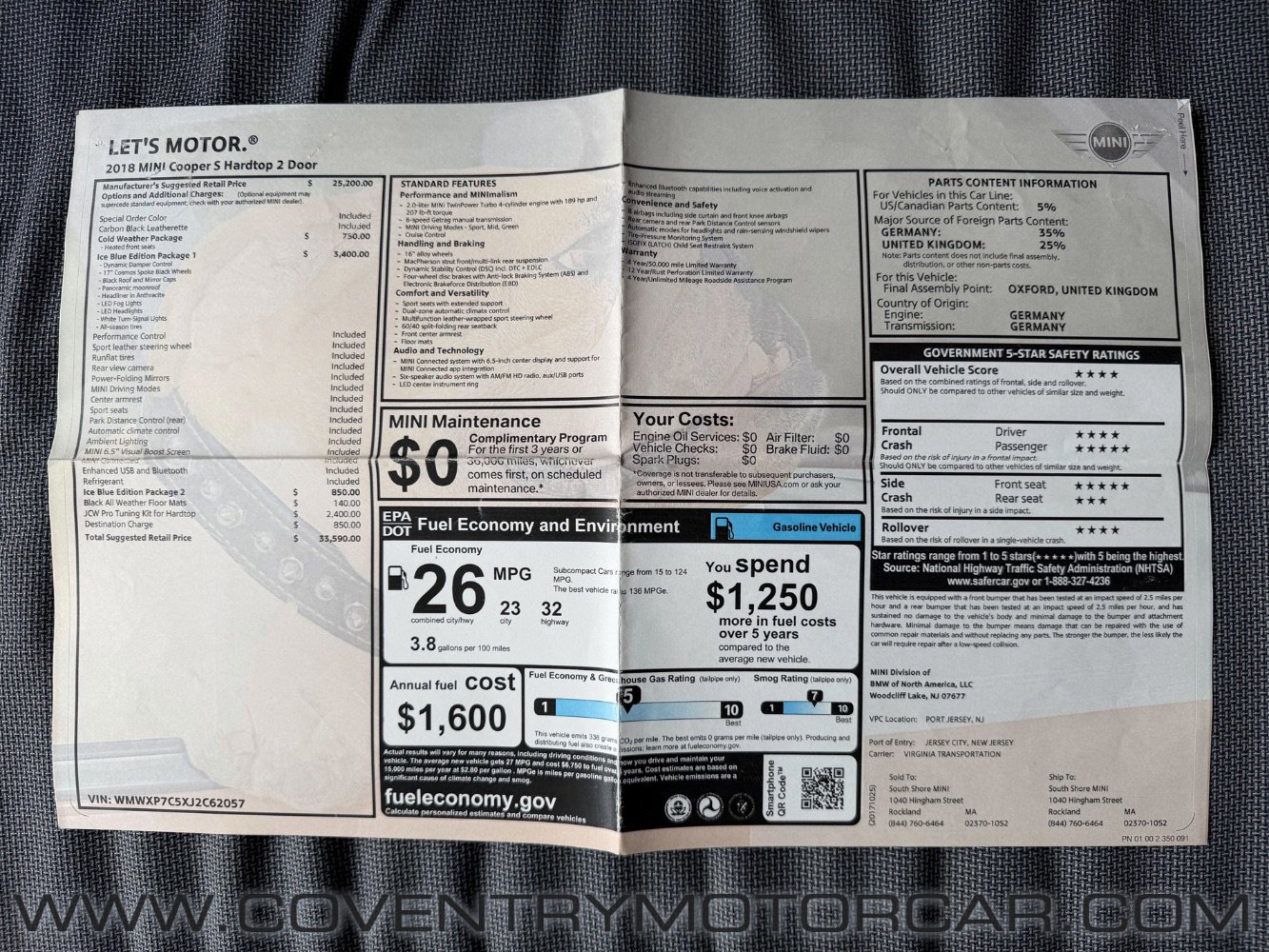 Used 2018 MINI Cooper S image 22