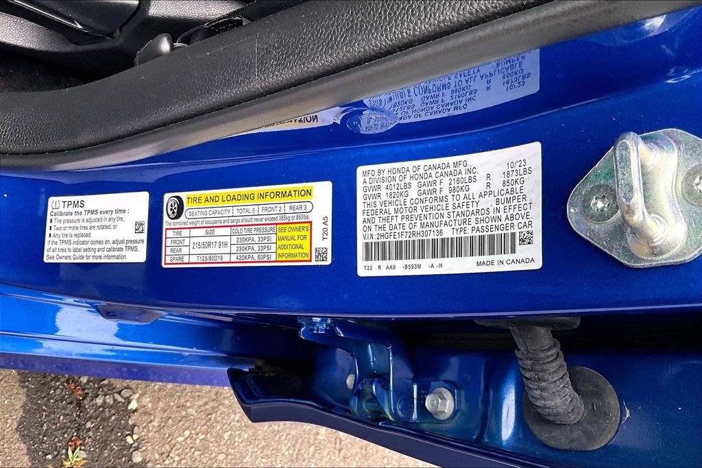 Used 2024 Honda Civic EX image 16