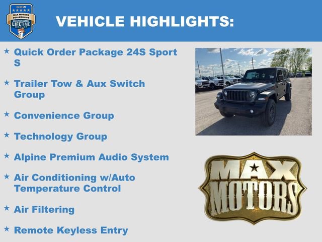 Used 2024 Jeep Wrangler Sport S image 6