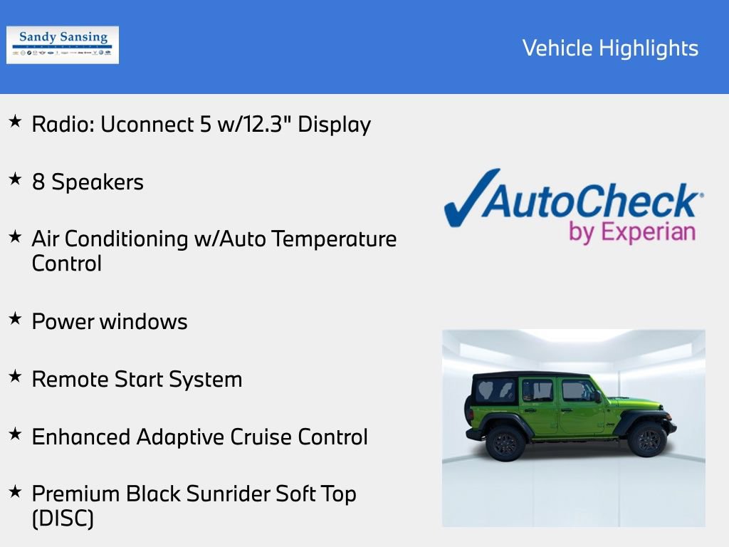 New 2025 Jeep Wrangler Sport S image 7