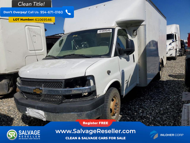 Used 2021 Chevrolet Express 4500 Extended w/ Power Convenience Package RWD image 1