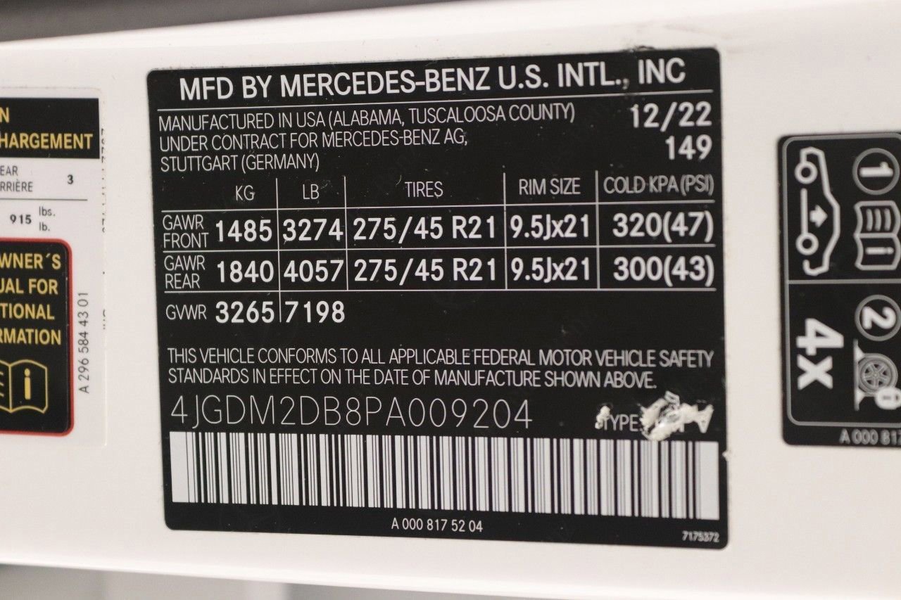 Certified 2023 Mercedes-Benz EQS 450+ SUV image 19