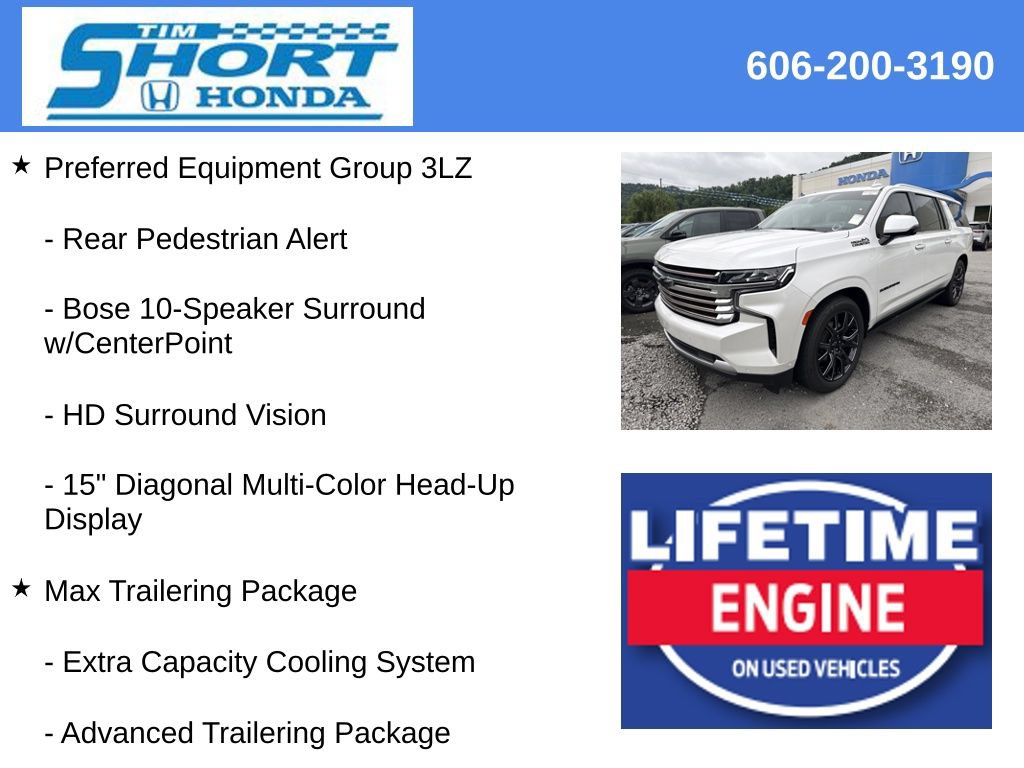 Used 2024 Chevrolet Suburban High Country w/ Advanced Technology Package AWD/4WD image 25