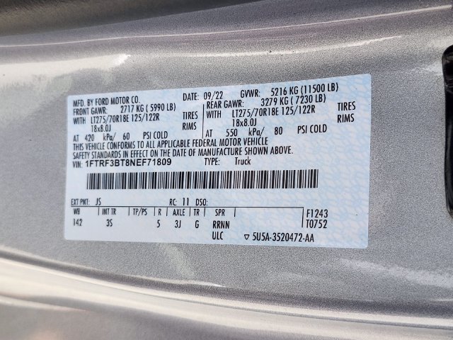 Certified 2022 Ford F350 XLT w/ XLT Value Package AWD/4WD image 30