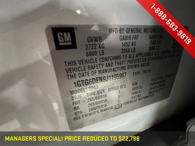 Used 2018 GMC Canyon SLT w/ Trailering Package image 28