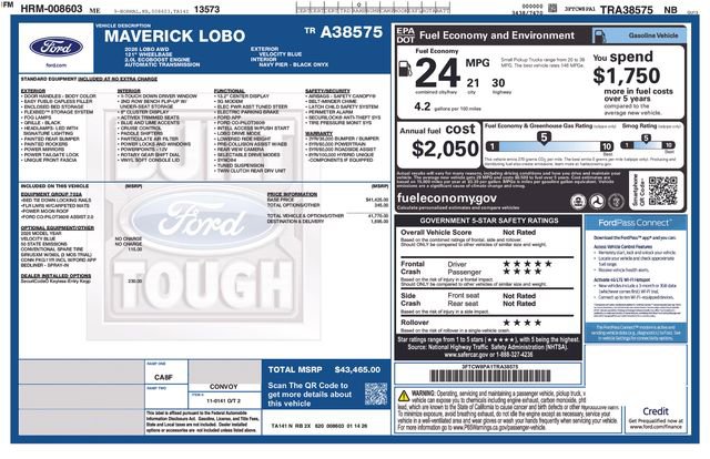 New 2026 Ford Maverick Lobo AWD/4WD image 13