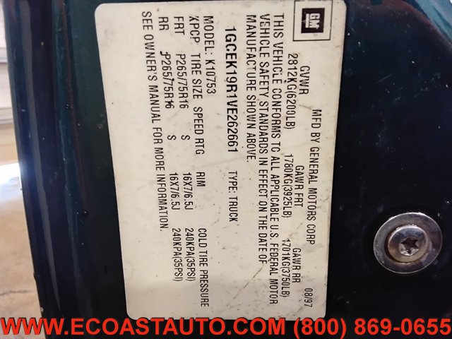 Used 1997 Chevrolet Silverado 1500 4x4 Extended Cab w/ Preferred Equipment Group 2 image 18