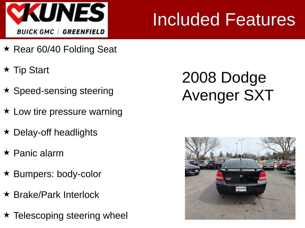 Used 2008 Dodge Avenger SXT w/ Sport Appearance Group image 3