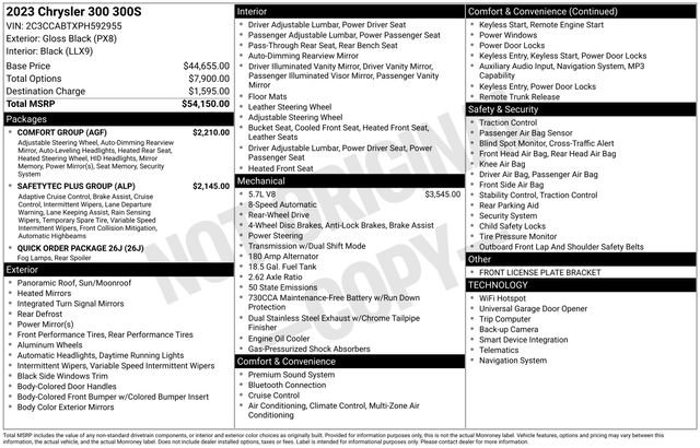 Used 2023 Chrysler 300 S w/ Comfort Group image 34