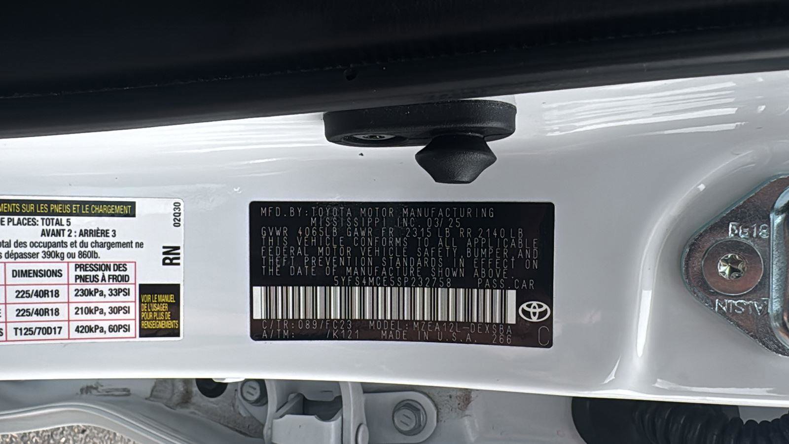 Certified 2025 Toyota Corolla SE w/ Convenience Package image 23