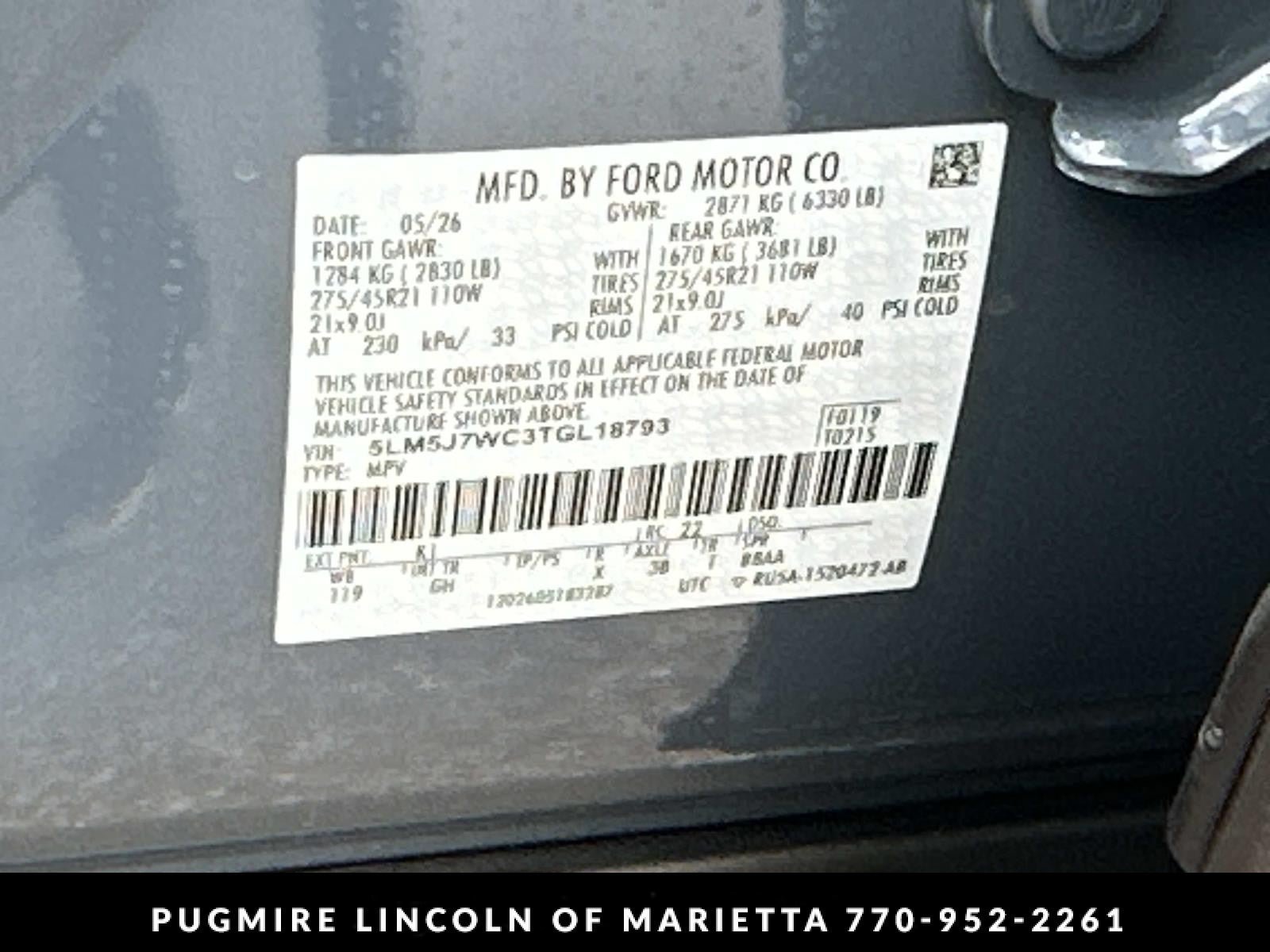 New 2026 Lincoln Aviator Reserve w/ Luxury Package RWD image 34