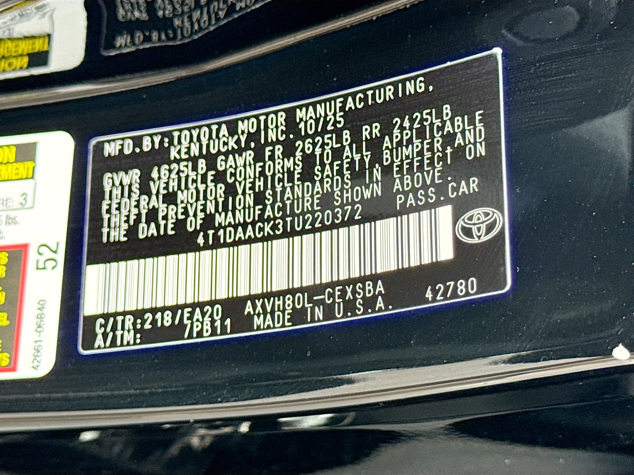 Used 2026 Toyota Camry SE w/ Multimedia Upgrade Package FWD image 43
