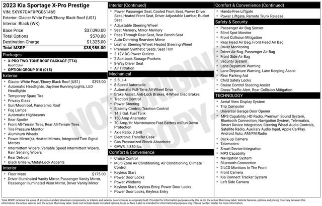 Used 2023 Kia Sportage X-Pro Prestige AWD/4WD image 15