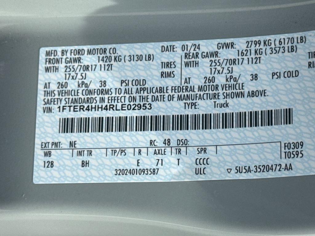 Used 2024 Ford Ranger XLT w/ Equipment Group 301A High AWD/4WD image 35