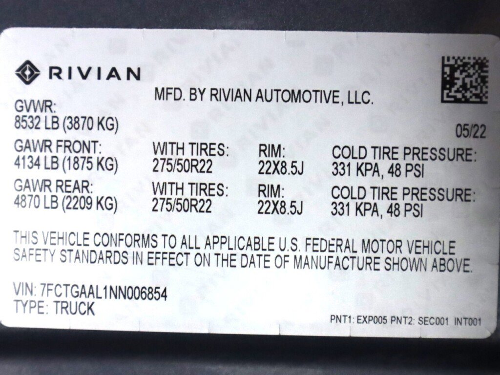 Used 2022 Rivian R1T Launch Edition image 48