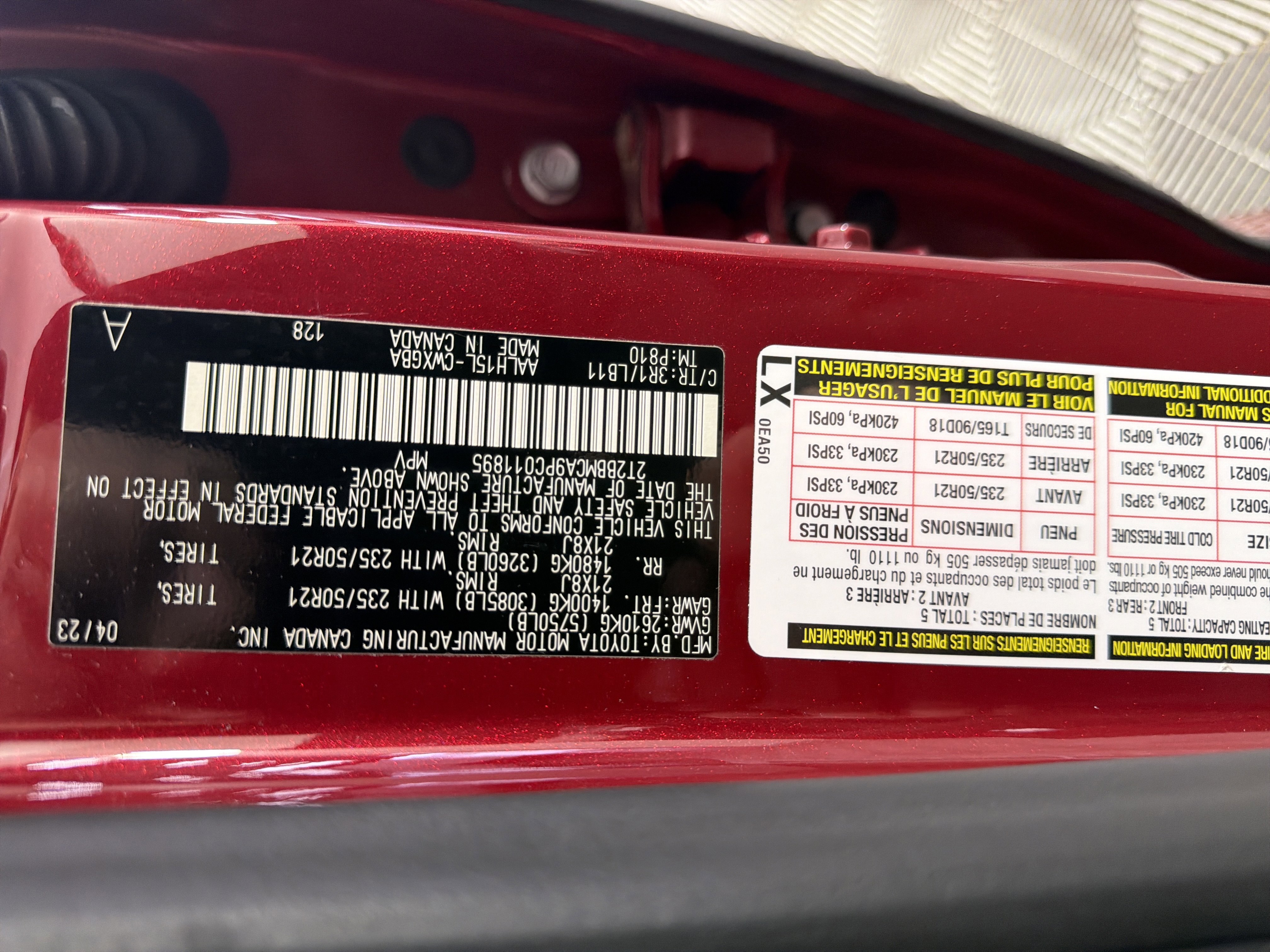 Used 2023 Lexus RX 350 w/ Cold Area Package image 29