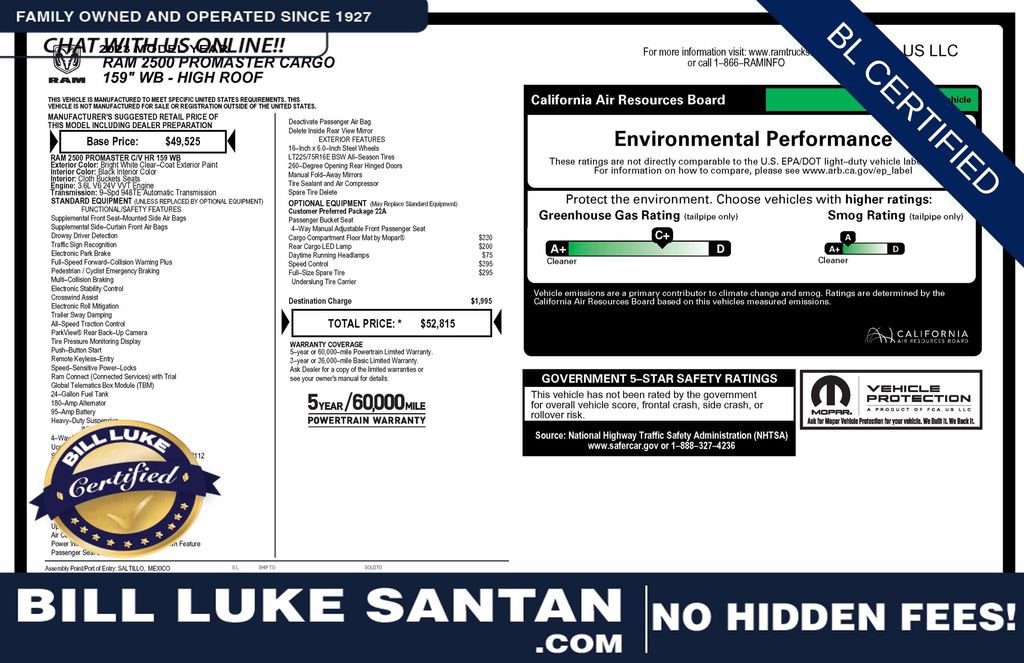 Used 2023 RAM ProMaster 2500 image 1