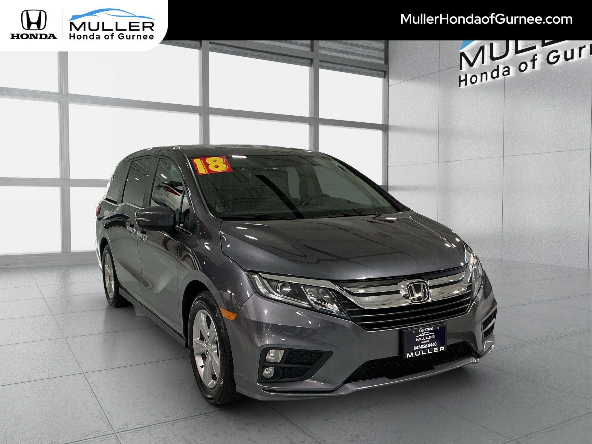 Certified 2018 Honda Odyssey EX-L