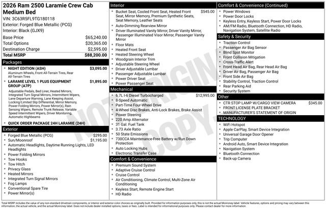New 2026 RAM 2500 Laramie w/ Night Edition image 31