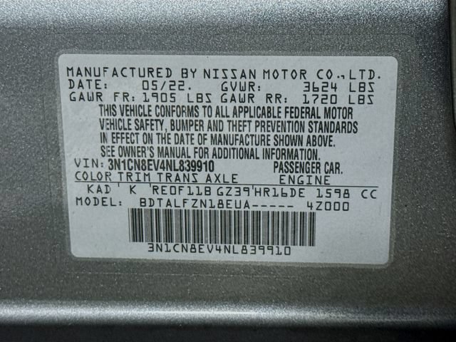 Used 2022 Nissan Versa SV FWD image 28