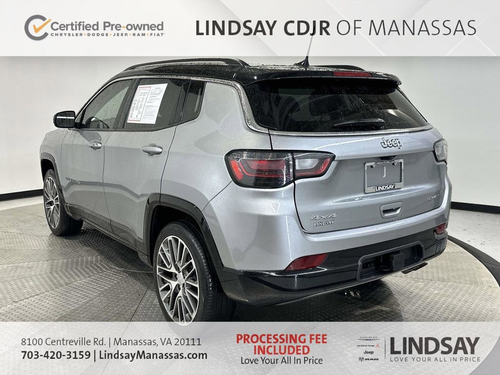 Certified 2022 Jeep Compass Limited w/ Elite Group image 6