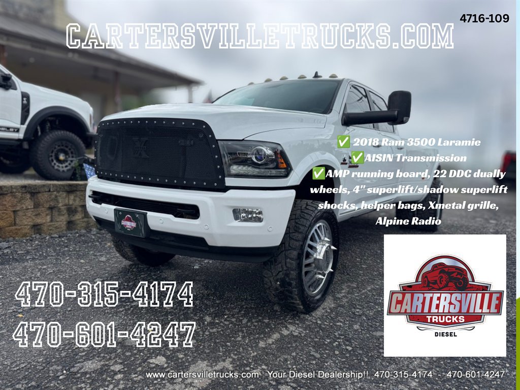 Used 2018 RAM 3500 Laramie w/ Sport Appearance Group