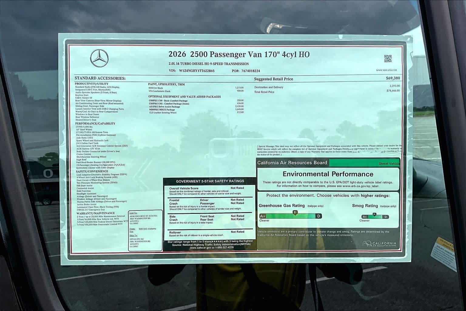 New 2026 Mercedes-Benz Sprinter 2500 image 19