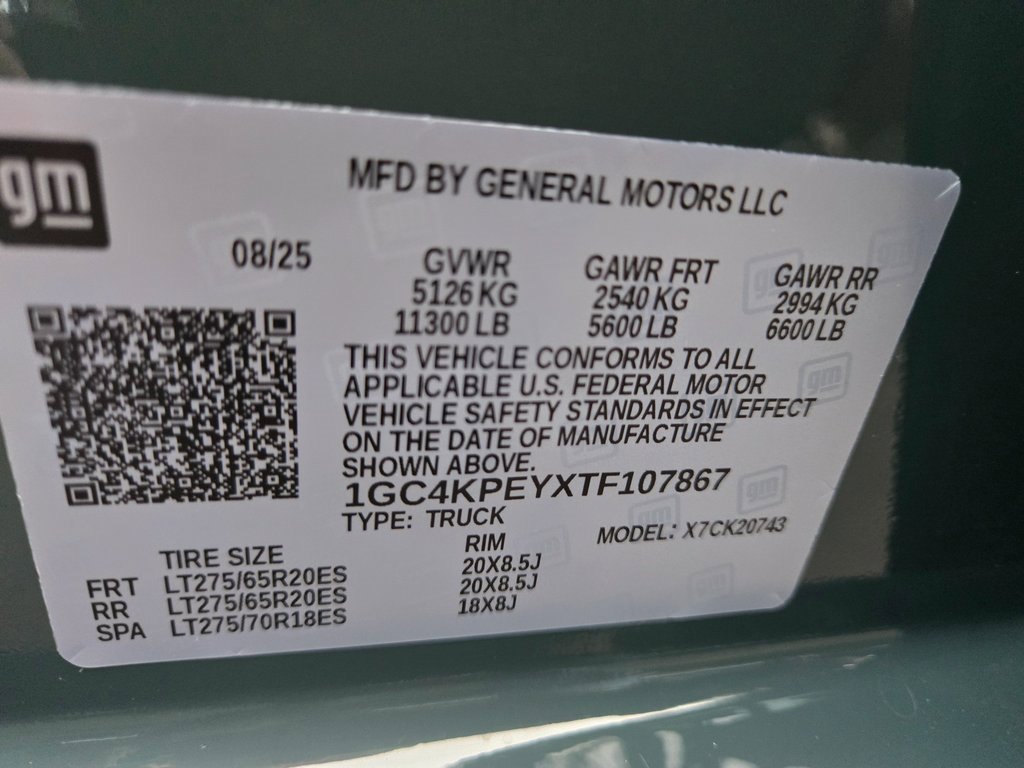 New 2026 Chevrolet Silverado 2500 LTZ w/ Trail Boss Package image 13