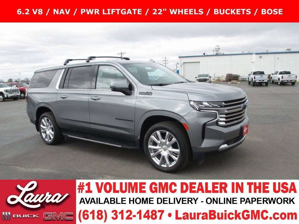 Used 2022 Chevrolet Suburban High Country w/ LPO, Illumination Package image 1
