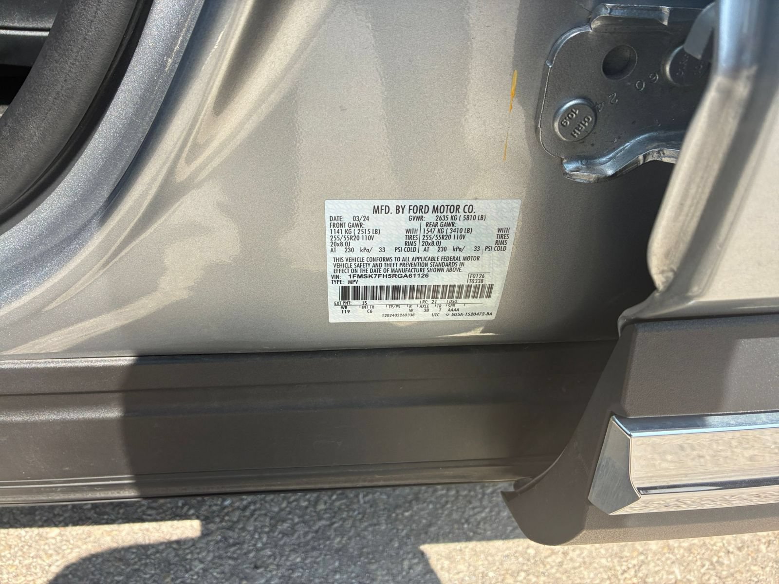 Used 2024 Ford Explorer Limited RWD image 19