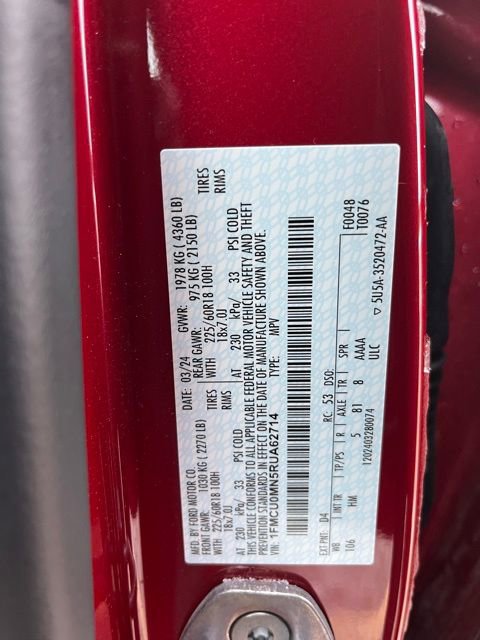 Used 2024 Ford Escape ST-Line w/ Tech Pack #1 image 28