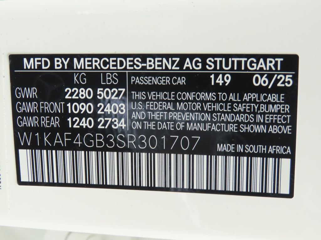 New 2025 Mercedes-Benz C 300 Sedan image 32