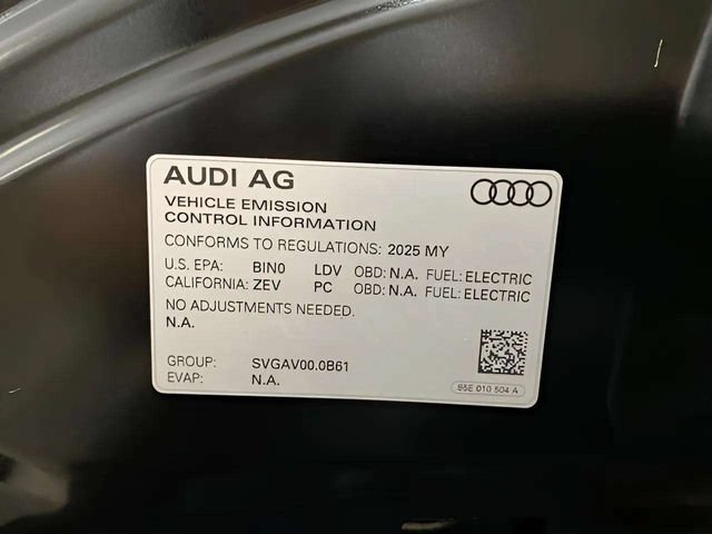Used 2025 Audi A6 e-tron Premium Plus w/ Premium Plus RWD image 85