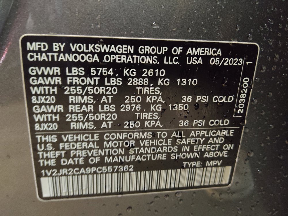 Used 2023 Volkswagen Atlas SE w/ Panoramic Sunroof Package FWD image 33