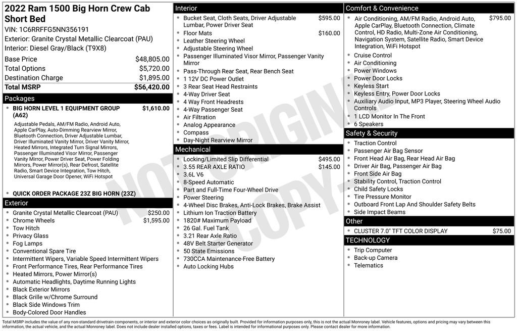 Used 2022 RAM 1500 Big Horn image 13