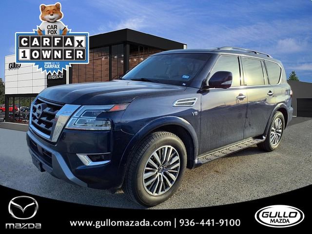 Used 2021 Nissan Armada SL w/ Captain's Chairs Package image 1